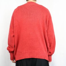 画像3: POLO Ralph Lauren ロゴ刺繍 コットンニットセーター L (3)