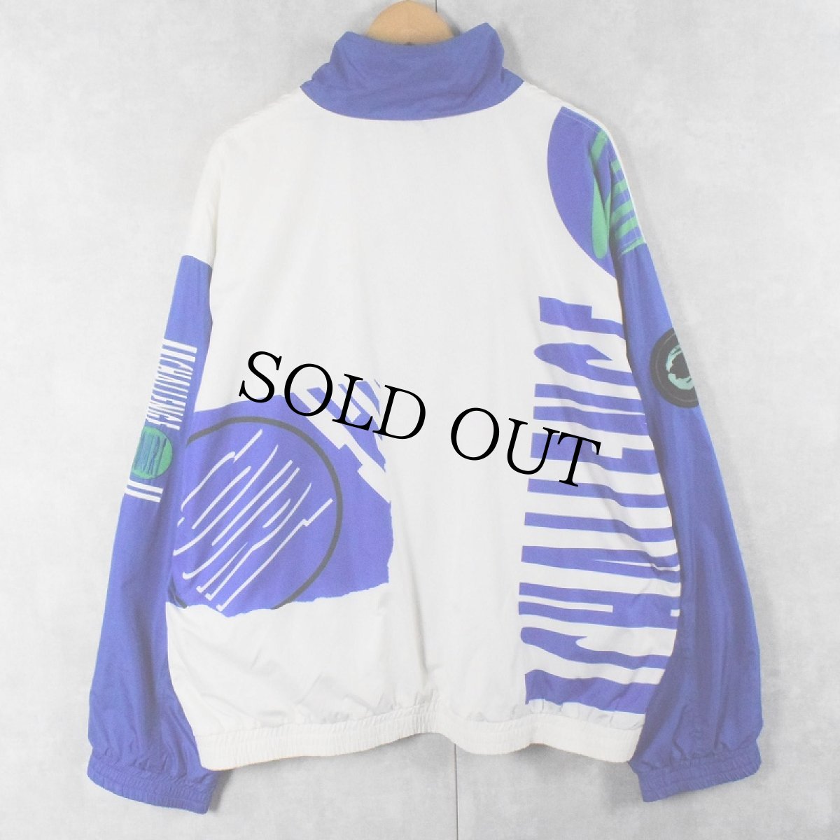 画像3: 90’s NIKE CHALLENGE COURT ナイロンジャケット XL (3)