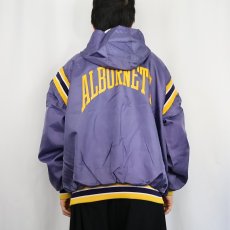 画像4: 70's Birdie USA製 "ALBURNETT" ハーフジップ ナイロンパーカー 2X (4)