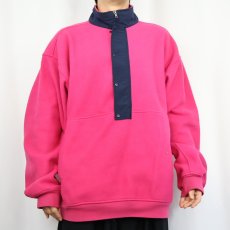 画像2: 90's GAP フリースプルオーバージャケット XL (2)