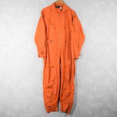 画像2: 60's U.S.AIR FORCE K-2B VERY LIGHT ORANGE FLYING SUIT MEDIUM-REGULAR (2)