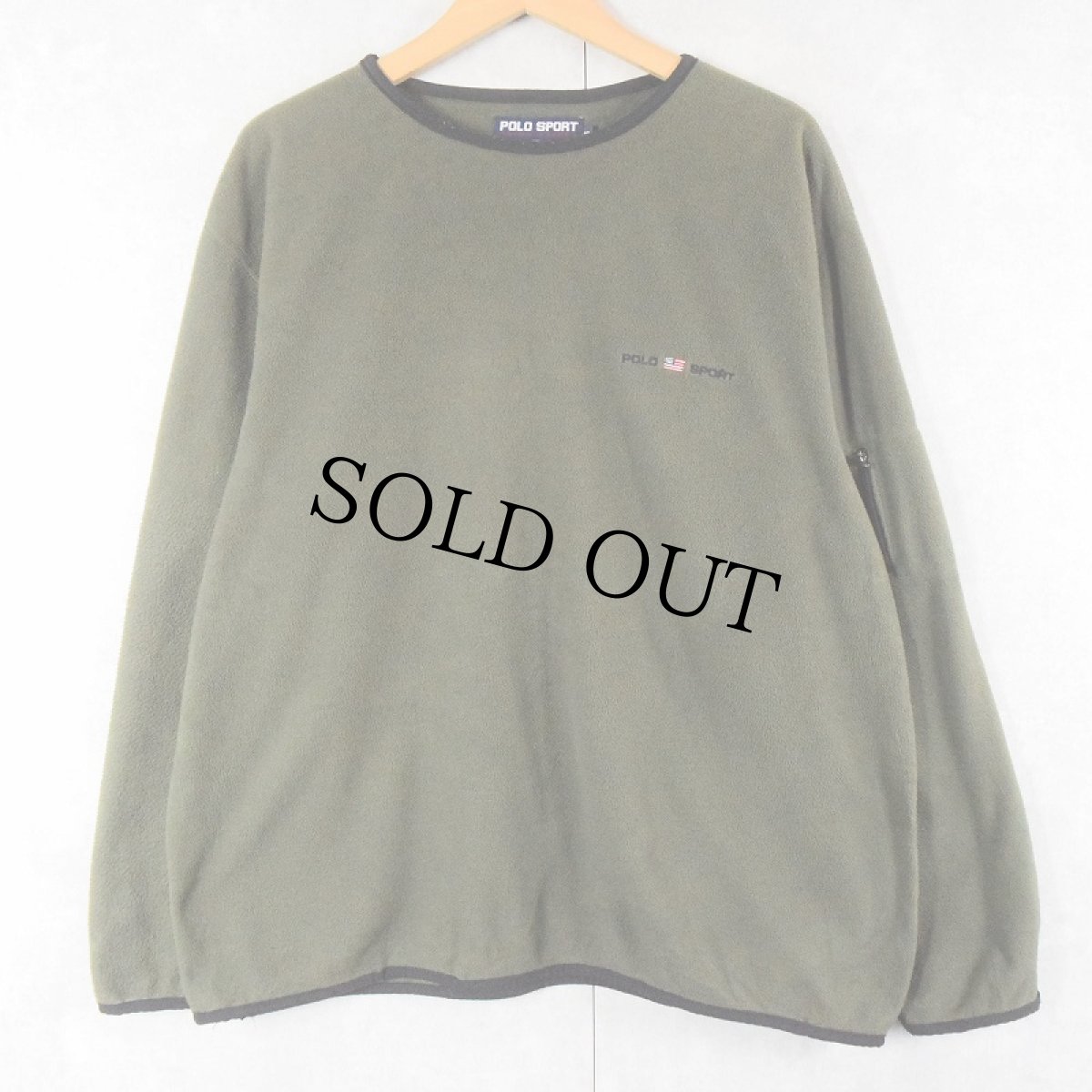 画像1: 90's POLO SPORT Ralph Lauren USA製 フリースプルオーバー XL (1)