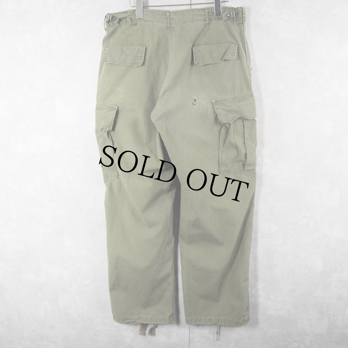 画像2: 60's U.S.ARMY ジャングルファティーグパンツ 4th MEDIUM REGULAR (2)