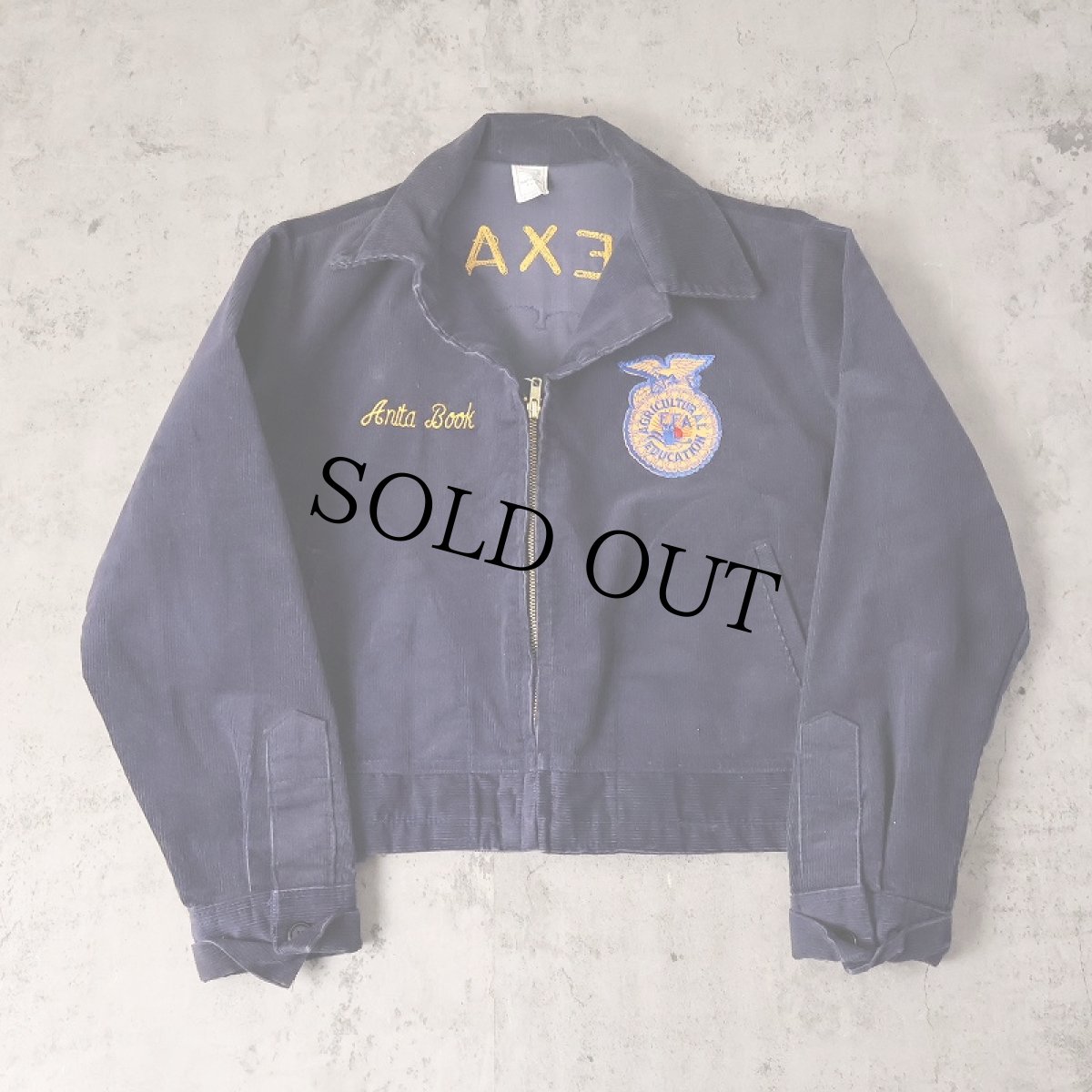 画像2: 80's FFA "TEXAS MILES" ファーマーズコーデュロイジャケット size38 (2)