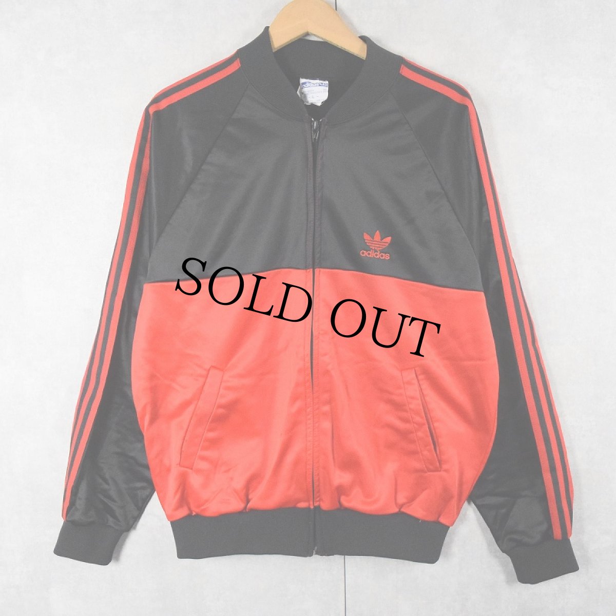 画像1: 80's adidas ATP TYPE USA製 トラックジャケット BLACK L (1)