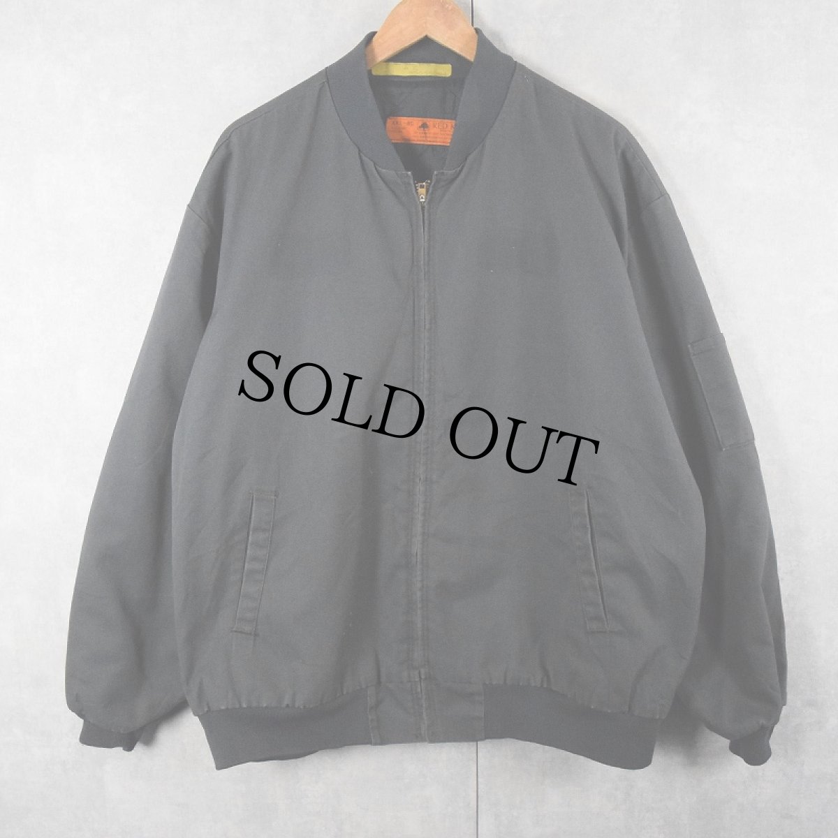 画像1: 80's RED KAP USA製 ワークジャケット GRAY XXL-RG (1)