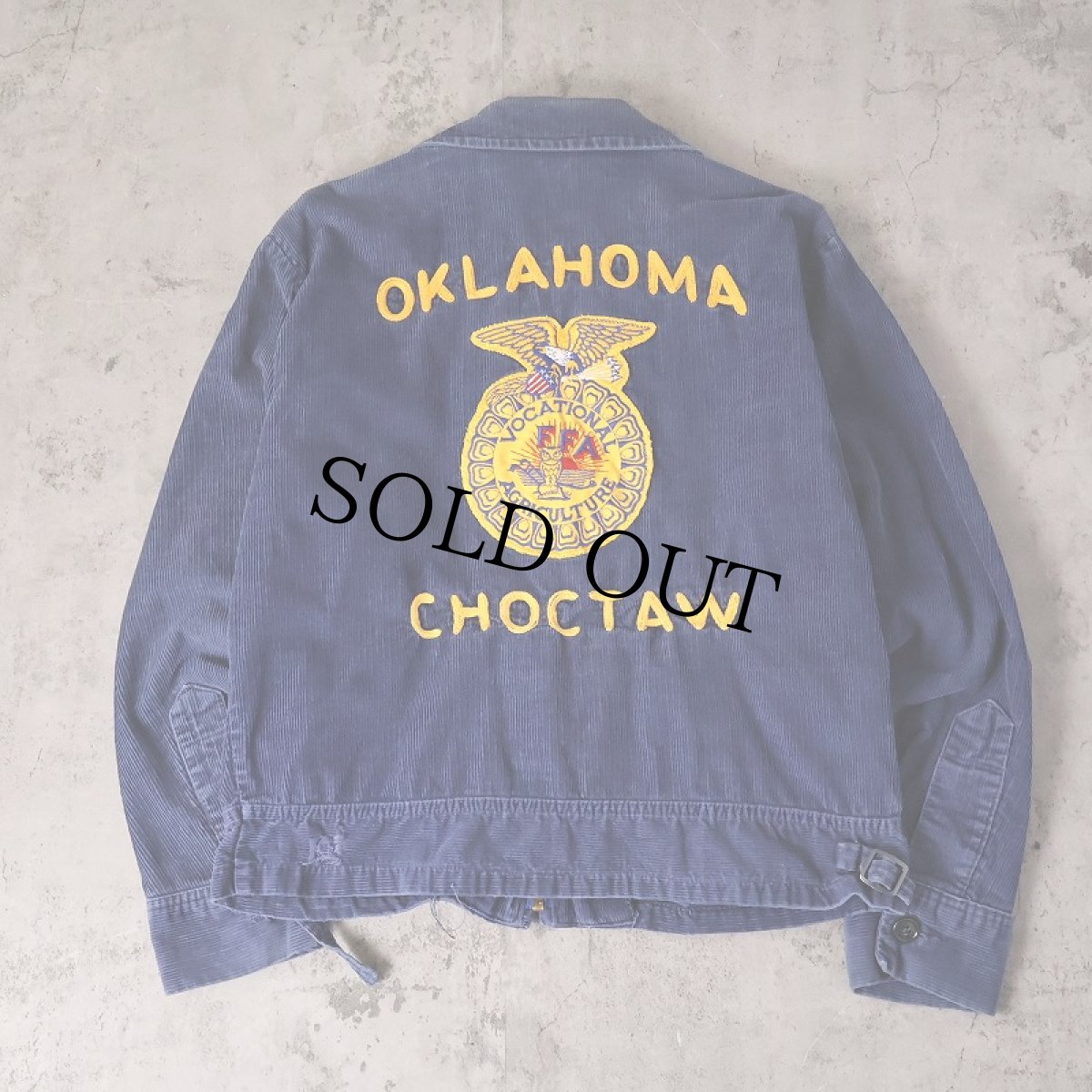 画像1: 60's FFA "OKLAHOMA CHOCTAW" ファーマーズコーデュロイジャケット (1)