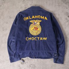 画像1: 60's FFA "OKLAHOMA CHOCTAW" ファーマーズコーデュロイジャケット (1)