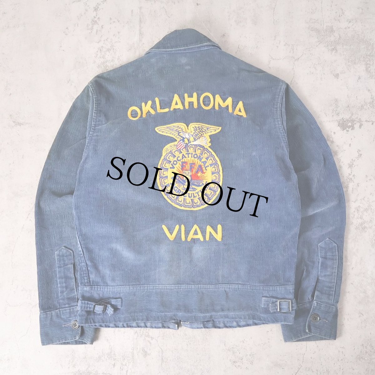 画像1: 60's FFA "OKLAHOMA VIAN" ファーマーズコーデュロイジャケット (1)