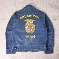 画像1: 60's FFA "OKLAHOMA VIAN" ファーマーズコーデュロイジャケット (1)