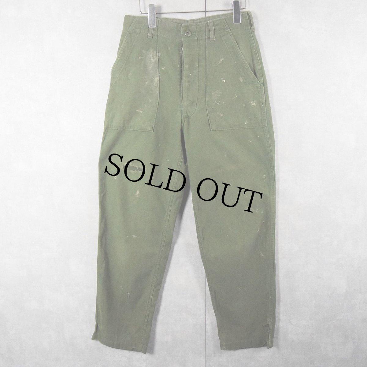 画像1: 【SALE】 70's U.S.ARMY ベイカーパンツ W29 (1)