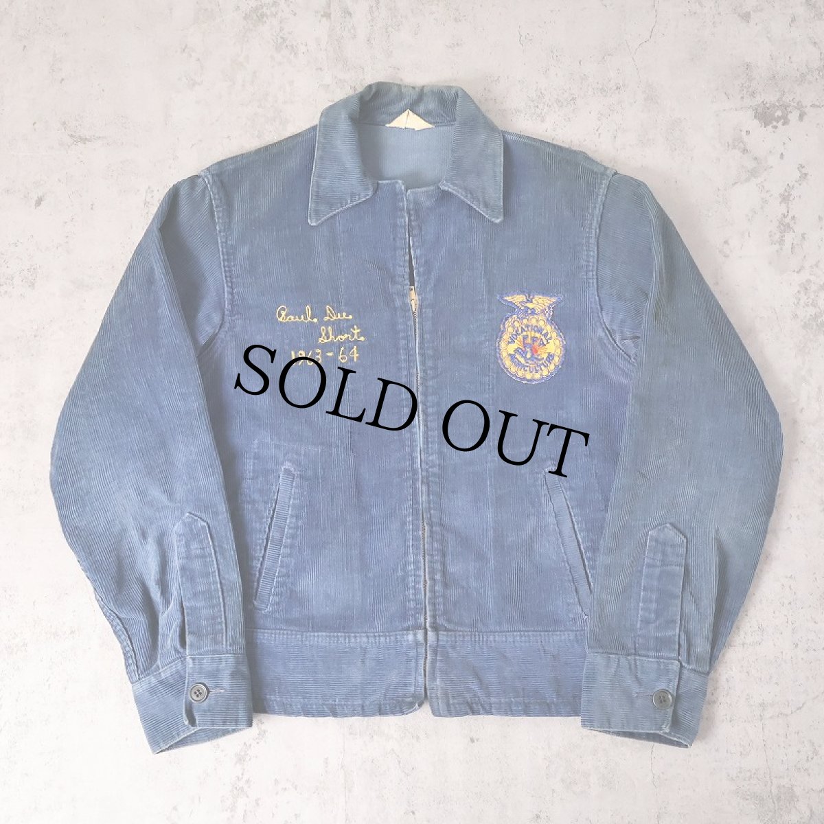 画像2: 60's FFA "OKLAHOMA VIAN" ファーマーズコーデュロイジャケット (2)