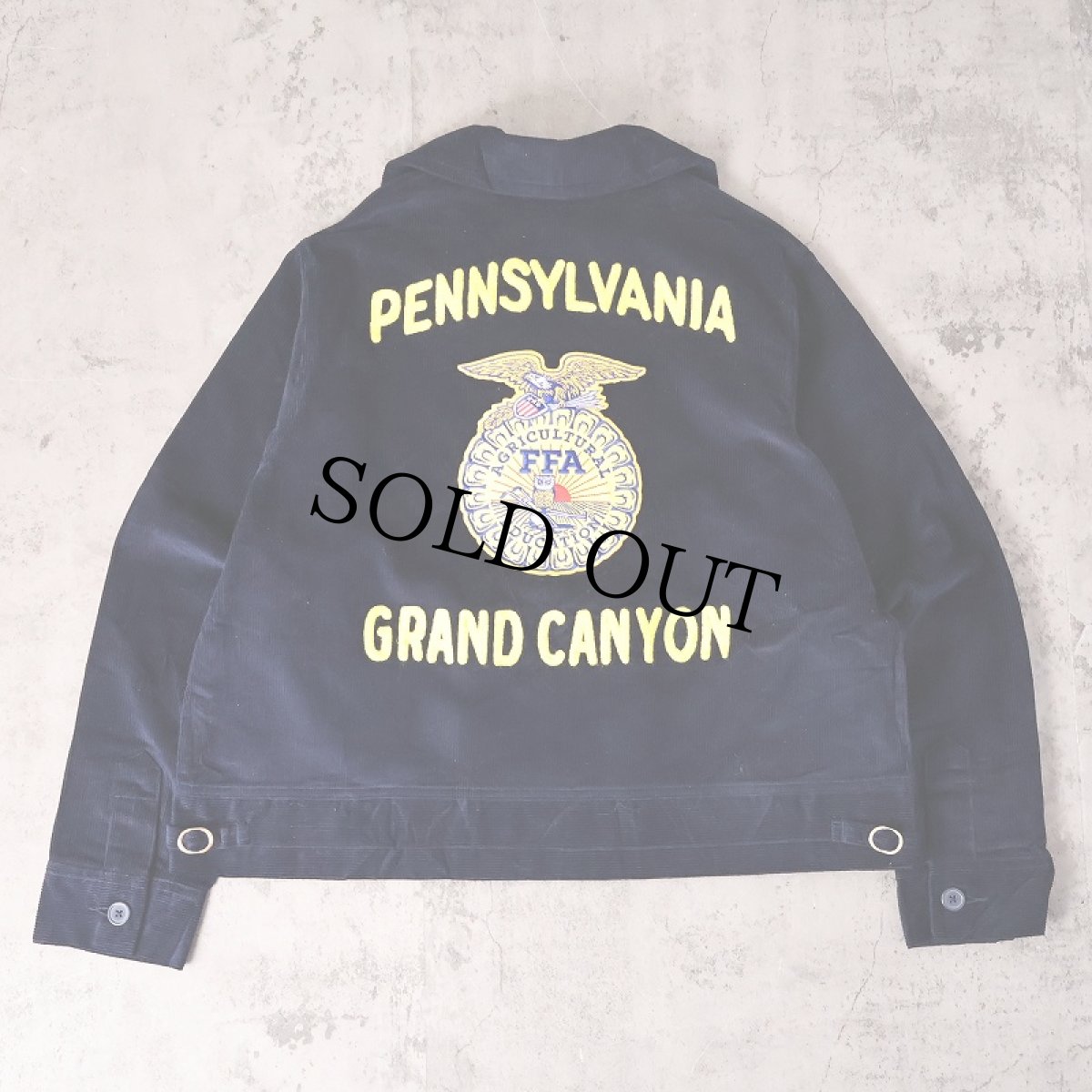 画像1: FFA "PENNSYLVANIA GRAND CANYON" ファーマーズコーデュロイジャケット size44 (1)