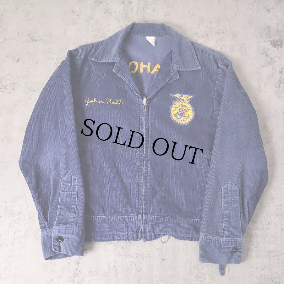 画像2: 60's FFA "OKLAHOMA CHOCTAW" ファーマーズコーデュロイジャケット (2)