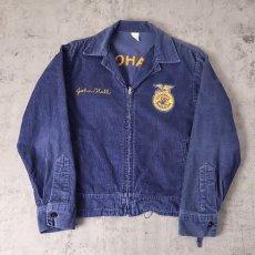 画像2: 60's FFA "OKLAHOMA CHOCTAW" ファーマーズコーデュロイジャケット (2)