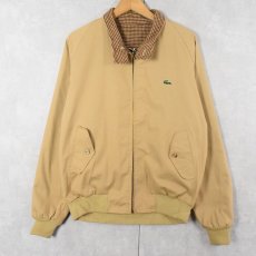 画像1: 70〜80's LACOSTE 千鳥格子柄 リバーシブルスイングトップ XL (1)