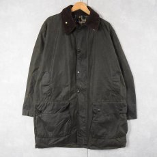 画像1: 90's Barbour ENGLAND製 "BORDER" オイルドジャケット 3ワラント (1)