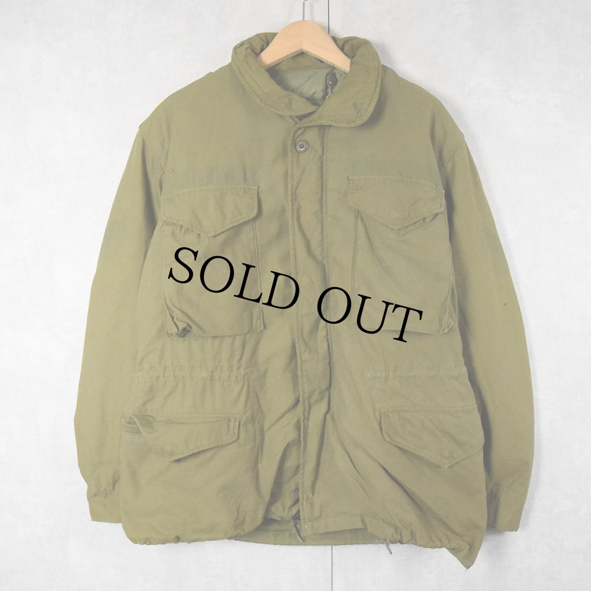 画像1: 70's  U.S.ARMY M-65 キルティングライナー付き フィールドジャケット 3rd MEDIUM-SHORT (1)