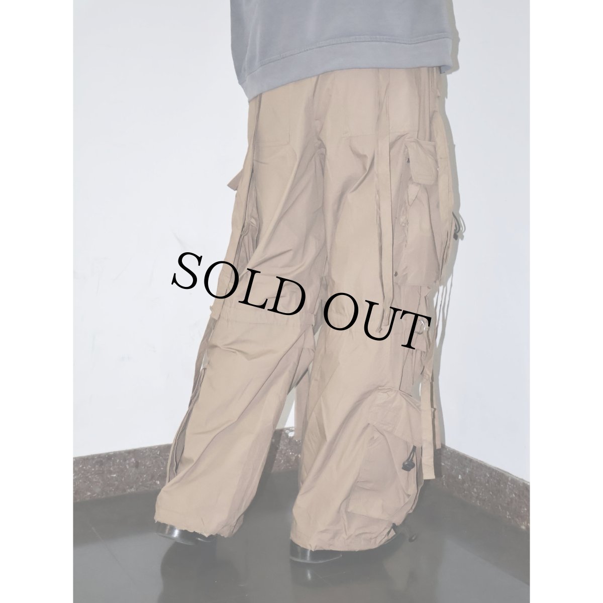 画像1: ポリ×コットン テクノパンツ S/M (1)