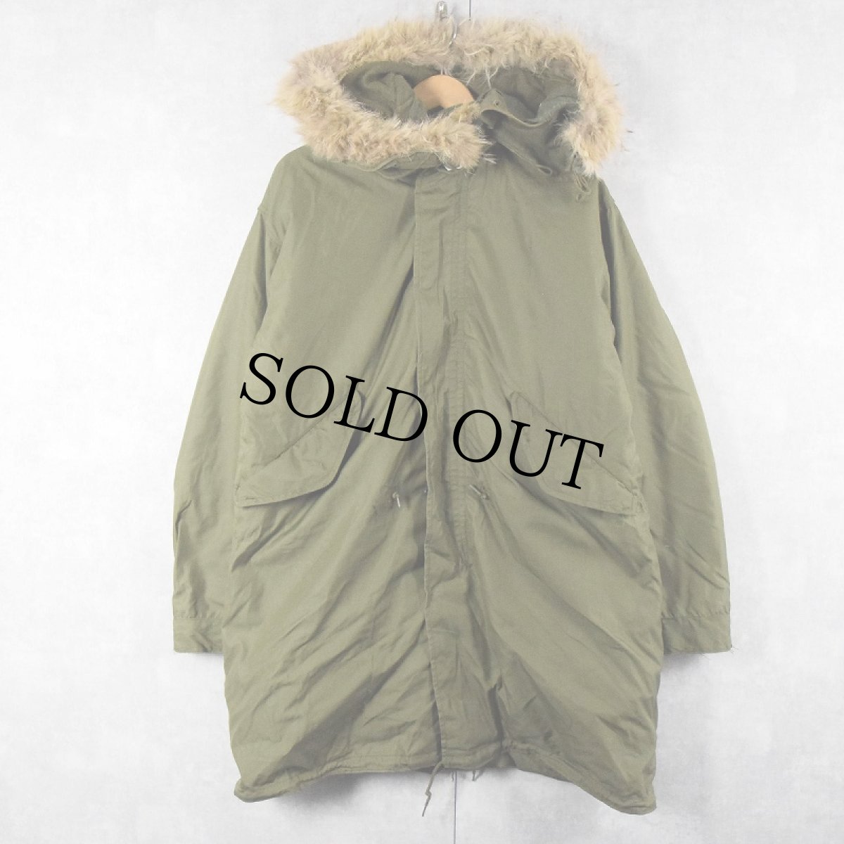 画像1: 70's U.S.ARMY M-65 モッズコート ライナー&コヨーテファーフード付き X-SMALL REGULAR (1)