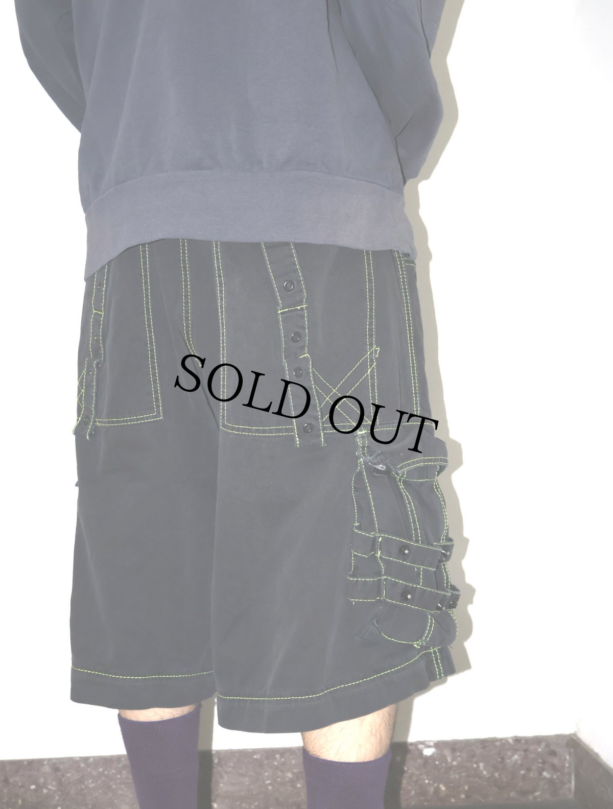 画像2: TRIPP ボンテージ ハーフパンツ BLACK XL (2)