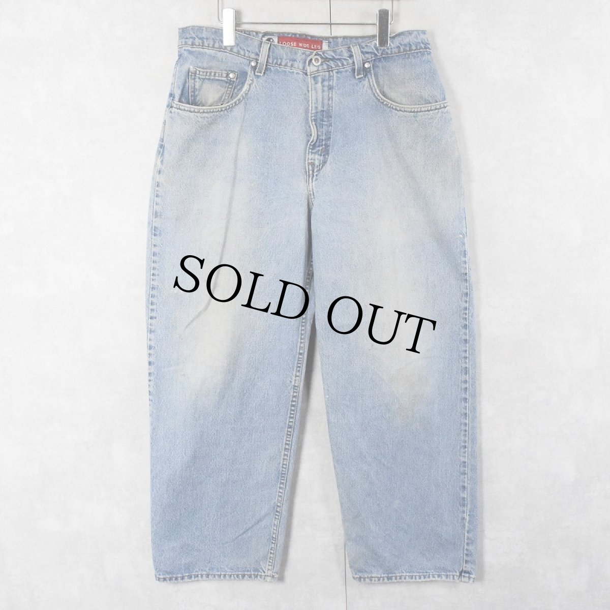 画像1: 90's Levi's SILVER TAB USA製 "LOOSE WIDE LEG" デニムパンツ W35 (1)