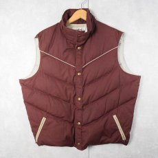画像1: 80's Woolrich ダウンベスト (1)