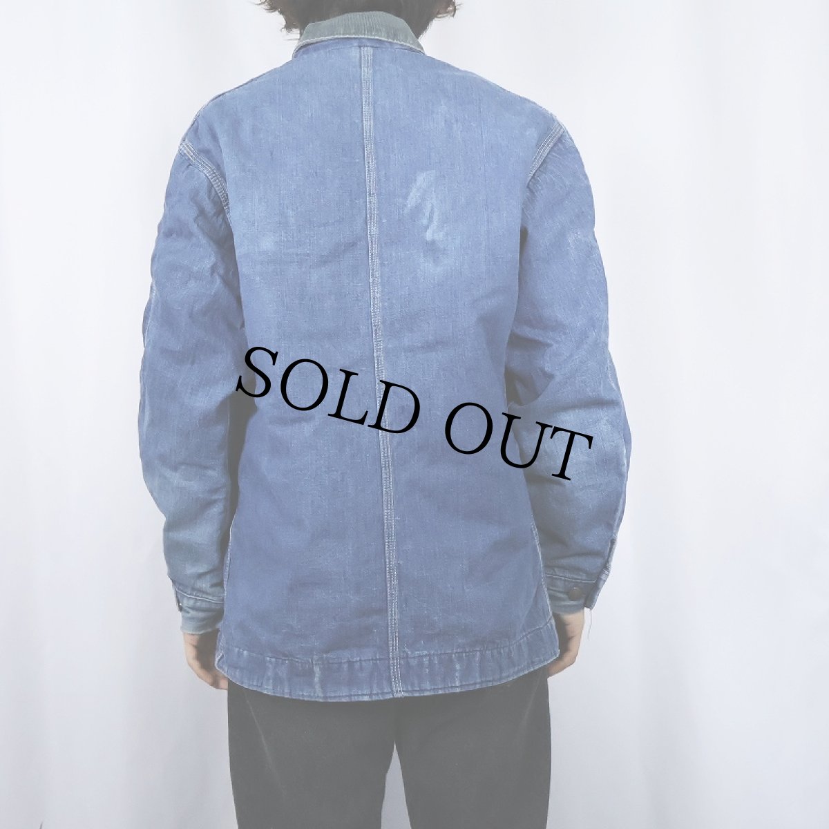 画像3: 60's MONTGOMERY WARD ブランケットライナー デニムカバーオール (3)