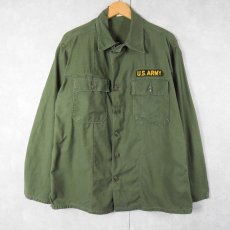 画像1: 60's U.S.ARMY ユーティリティシャツ 1st後期 MEDIUM (1)