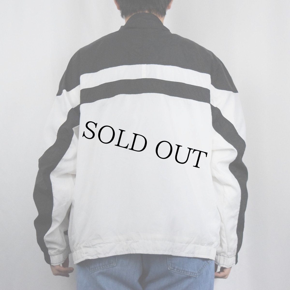 画像3: 90〜2000's NIKE 切り替えデザイン ナイロン×ポリエステル コーチジャケット M (3)