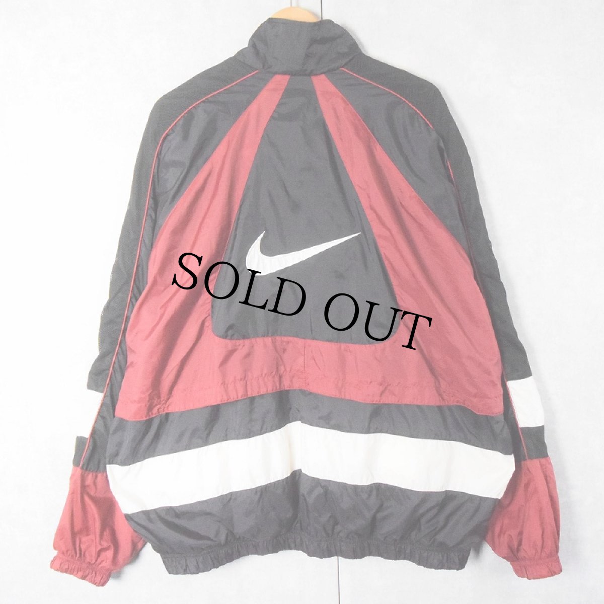 画像2: 90〜2000's NIKE 切り替えデザイン ナイロンジャケット XXL (2)