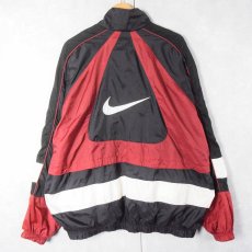 画像2: 90〜2000's NIKE 切り替えデザイン ナイロンジャケット XXL (2)