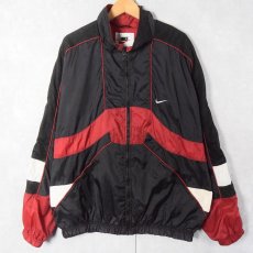 画像1: 90〜2000's NIKE 切り替えデザイン ナイロンジャケット XXL (1)