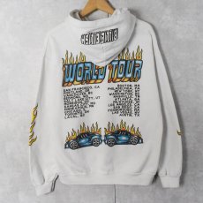 画像2: Billie Eilish "WORLD TOUR" ミュージシャンツアースウェットフーディー M (2)