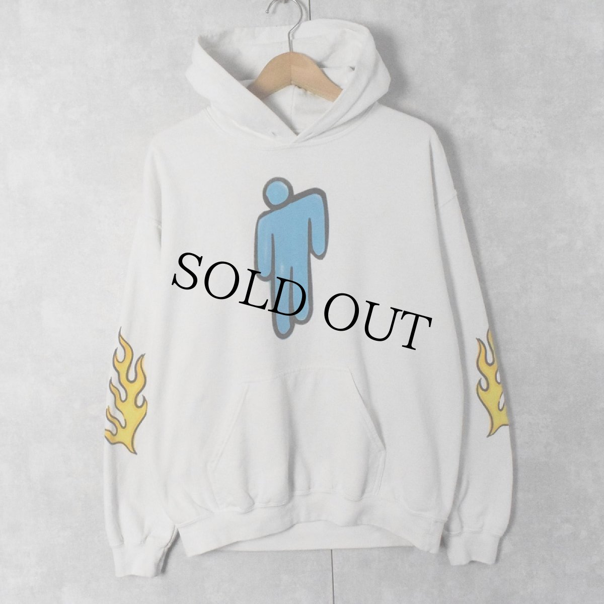 画像1: Billie Eilish "WORLD TOUR" ミュージシャンツアースウェットフーディー M (1)