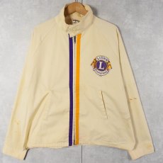 画像1: 70's〜 SPORTSMASTER "LIONS INTERNATIONAL" ロゴプリントスイングトップ XL (1)