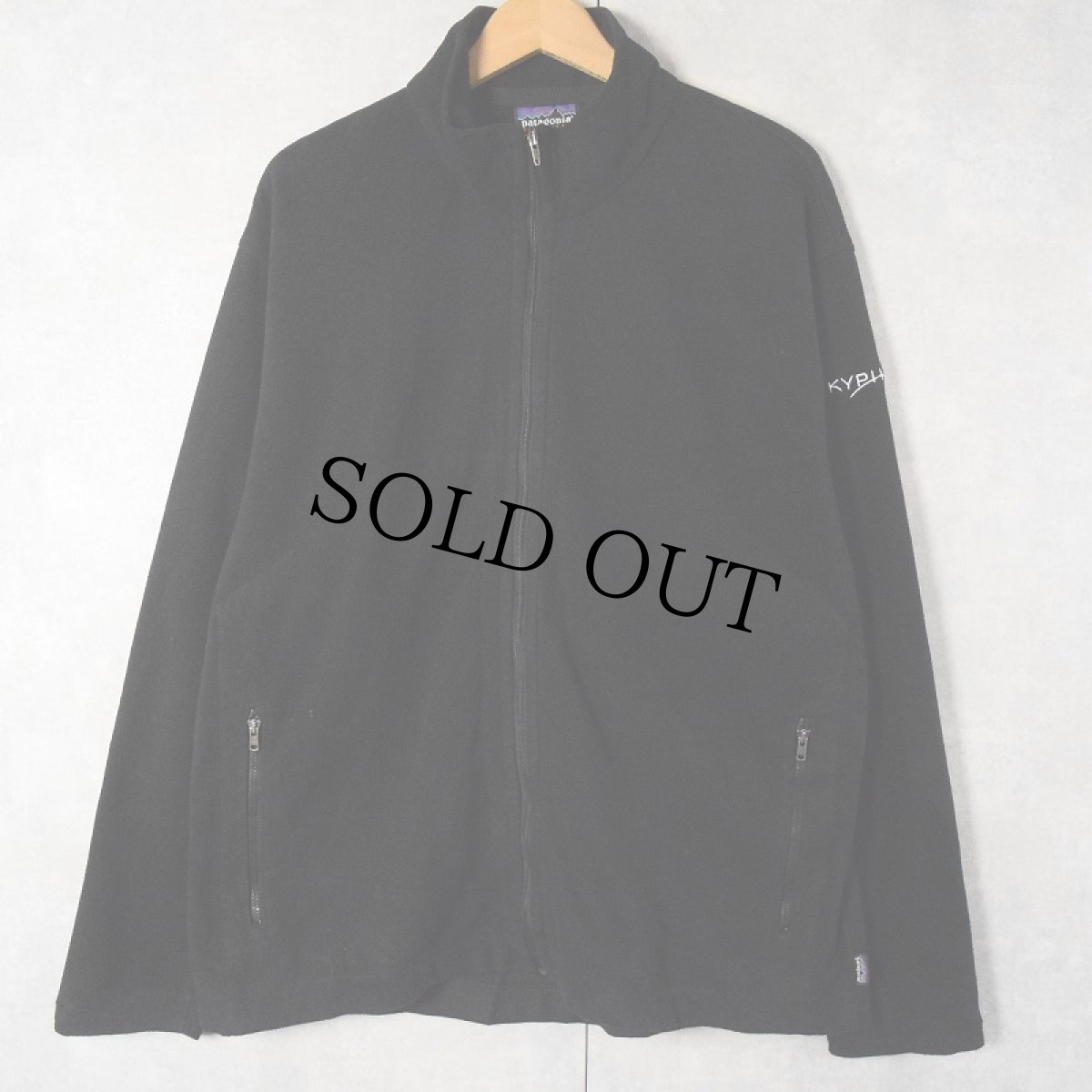 画像1: 2000's Patagonia シンチラフリースジャケット BLACK L (1)