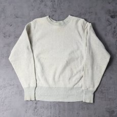 画像1: 50's Champion REVERSE WEAVE "タタキタグ" 2トーン 霜降り無地スウェット XS (1)