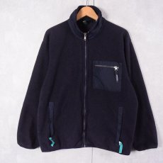 画像1: 90's Patagonia USA製 フリースジップジャケット PURPLE L (1)