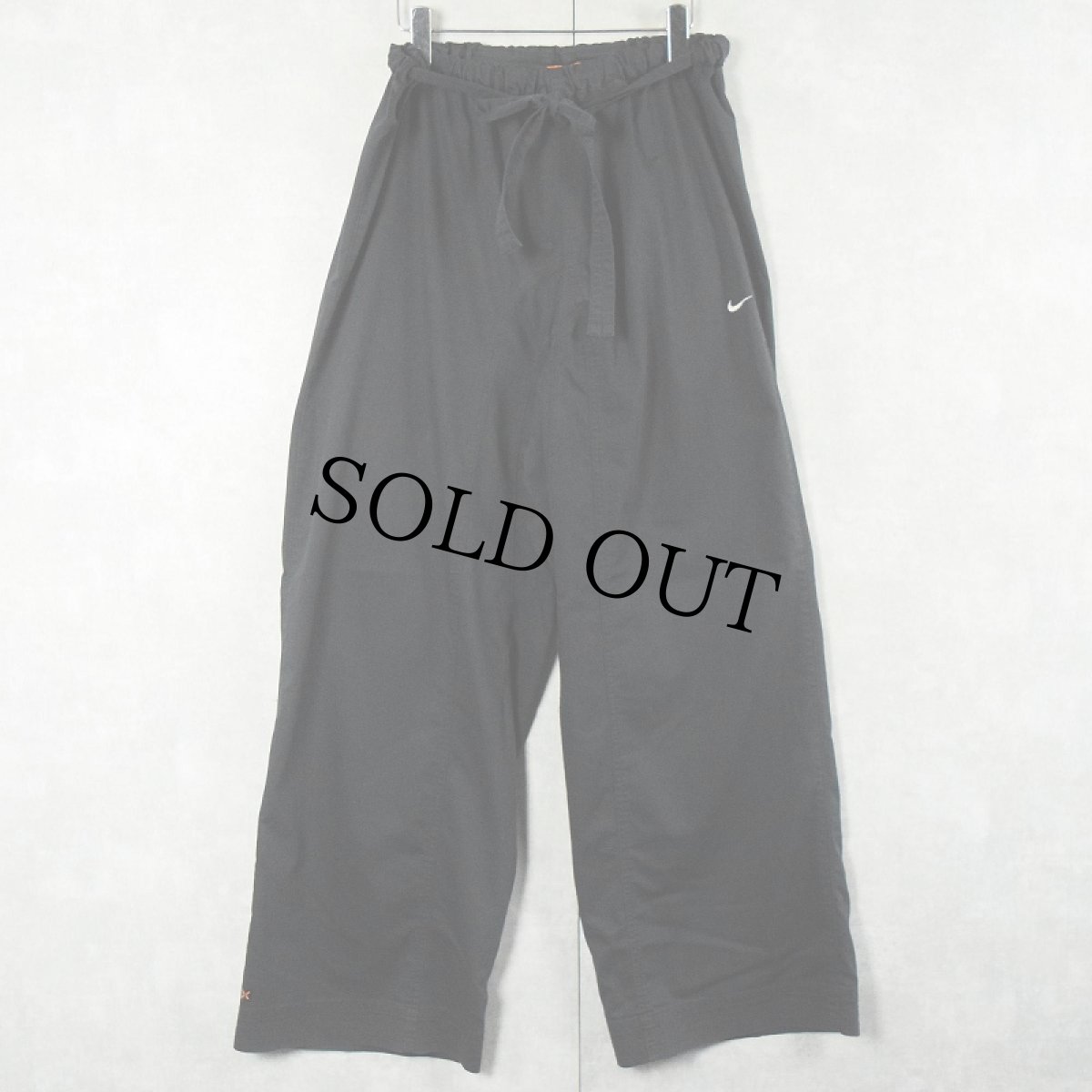 画像1: NIKE "DRI FIT" ワードイージーパンツ BLACK XL (1)