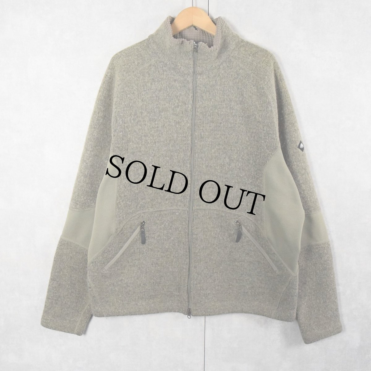 画像1: NIKE ACG "THERMAL LAYER 2" リブニットジップジャケット XXL (1)