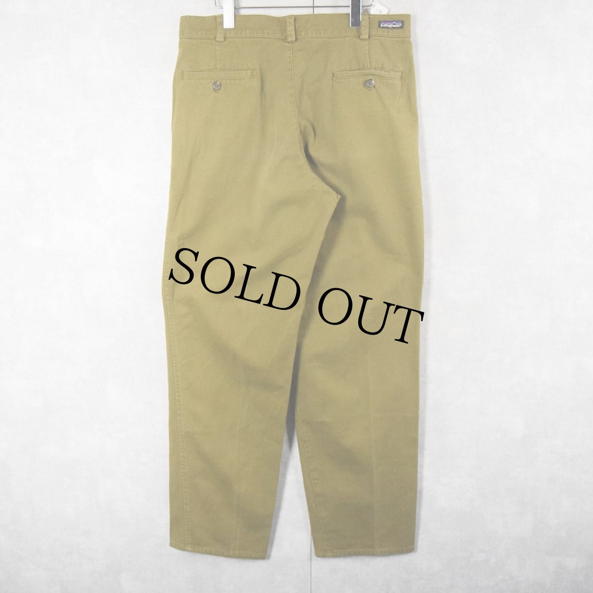 画像2: 90's Patagonia 2タックコットンパンツ W34 (2)