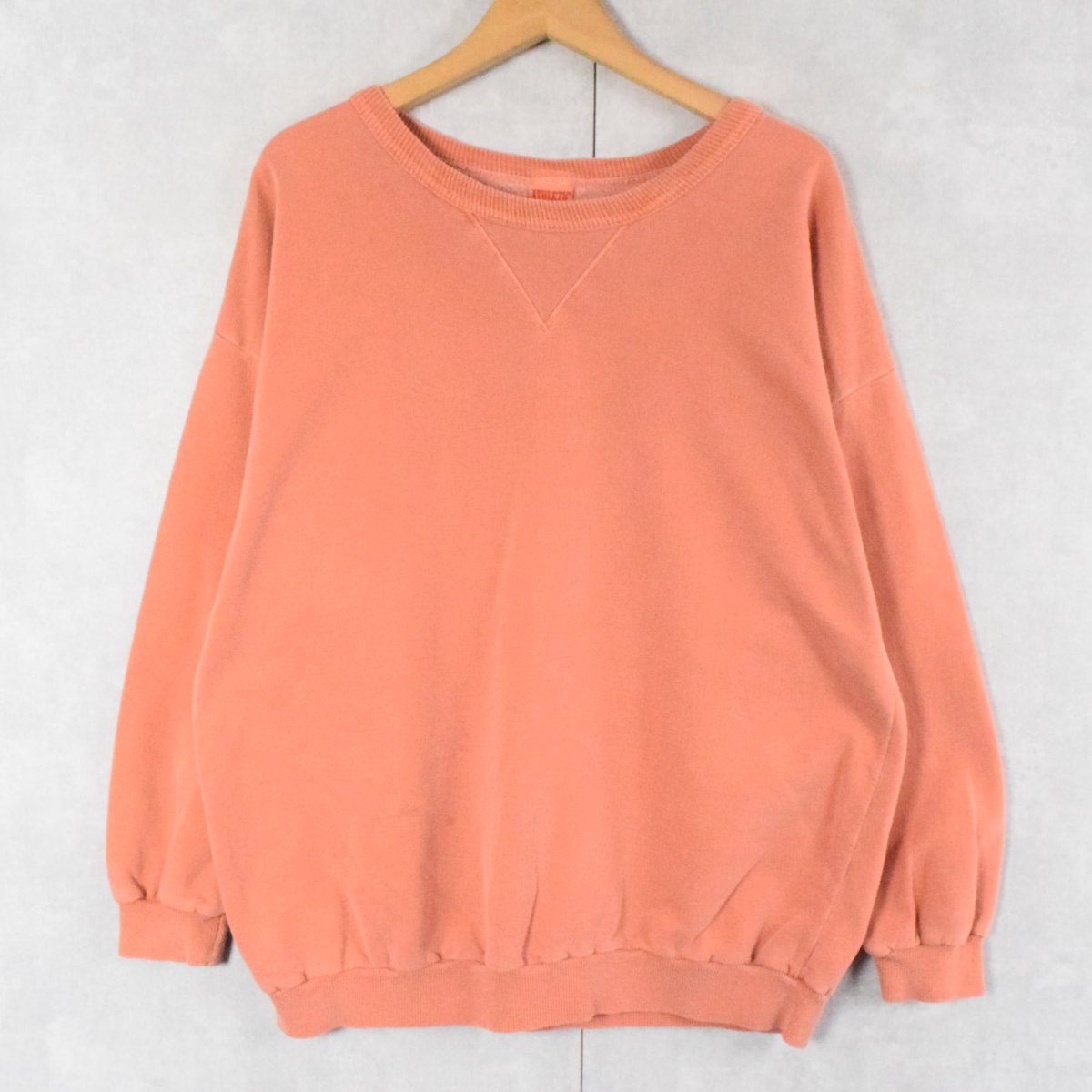 画像1: 【SALE】 ATHLETIC WORKS 前V 無地スウェット (1)
