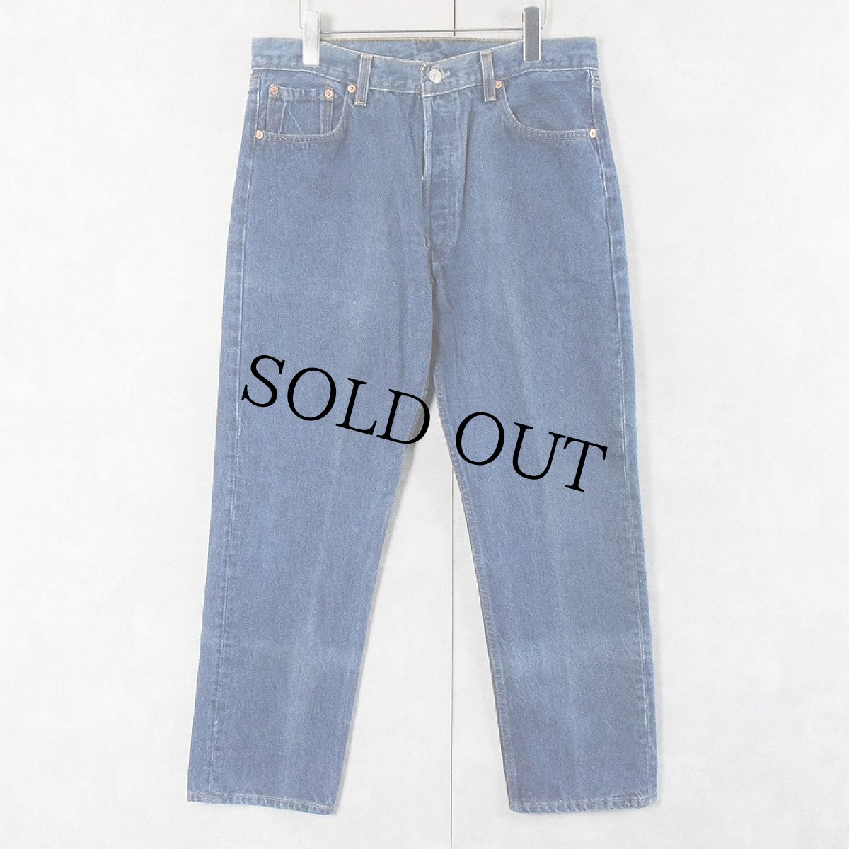 画像1: 90's Levi's 501 USA製 デニムパンツ W33 (1)