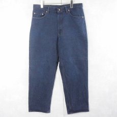 画像1: 【SALE】 90's Levi's 554 USA製 後染めデニムパンツ W35 (1)