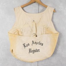 画像1: VINTAGE "Los Angeles Register" ニュースペーパーバッグベスト (1)