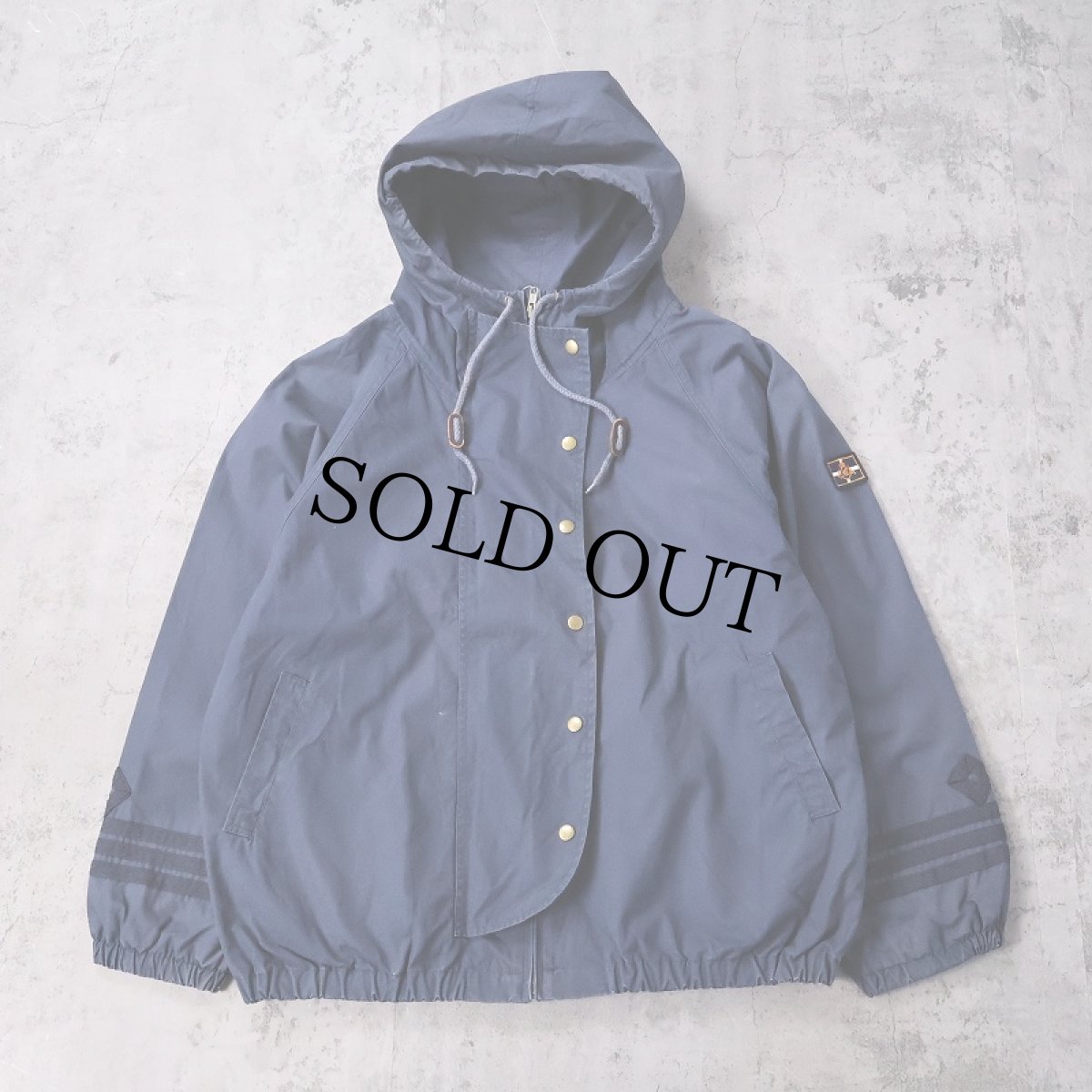 画像1: 90's POLO Ralph Lauren コットンマウンテンパーカー NAVY M (1)