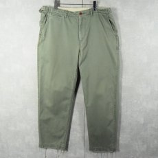 画像1: POLO Ralph Lauren サイドアジャスタ付き コットンチノトラウザーズ W38 (1)