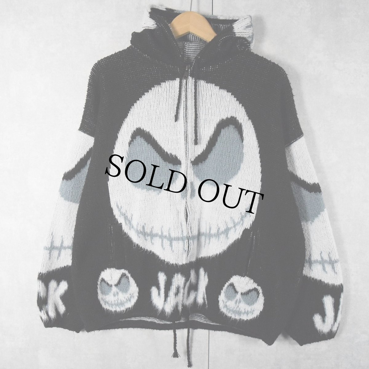 画像1: RUMINAHUI ECUADOR製 "JACK" シャギーニットジップパーカー M (1)