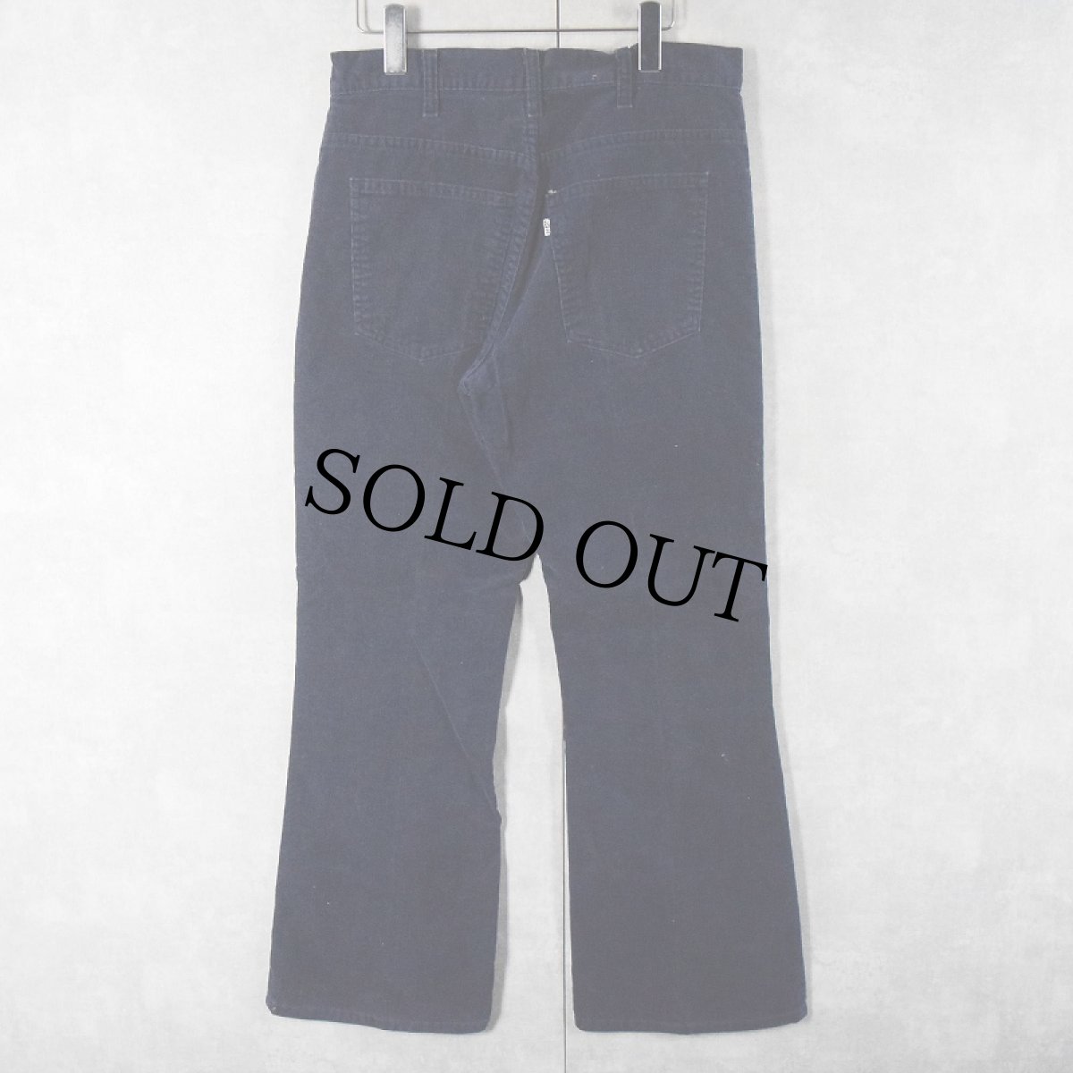 画像2: 80's Levi's 646 コーデュロイパンツ NAVY W31 (2)